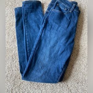 Levi high rise skinny jeans